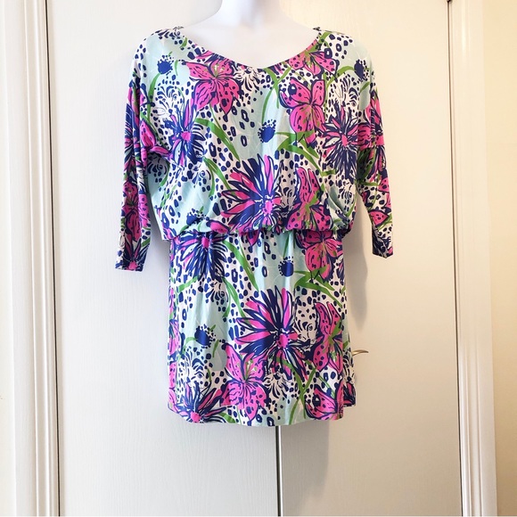 EUC Lilly Pulitzer BOHO Casual Dress Size:Medium - Picture 4 of 11